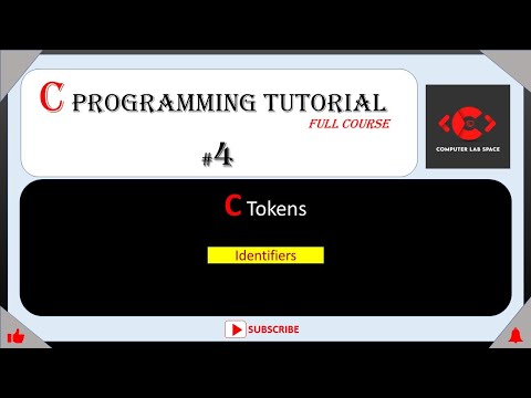 #4 C Tokens - Identifiers || C Programming for beginners || C Programming Full Course || C Tutorial