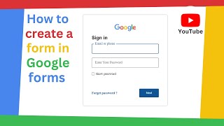 How to creat a form in google forms || using HTML and CSS
