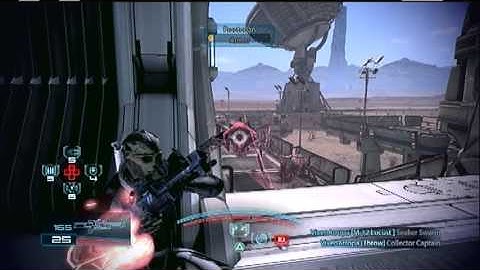 Mass Effect 3 multiplayer gameplay Drell Assassin Infiltrator (Collector) silver
