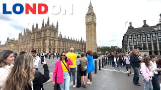 4K WALK LONDON  Lost in the Streets of  London Oxford Street Big Ben  Piccadilly Circus on foot
