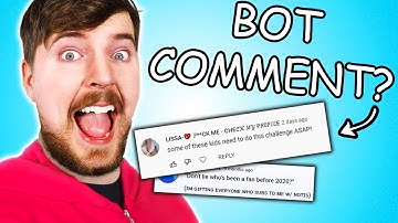 If I find a bot comment in MrBeast