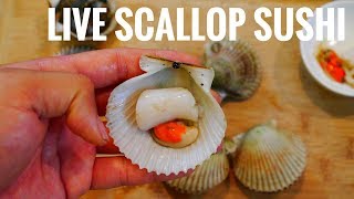 How to Prepare Scallop Sushi (Florida Catch N Cook)