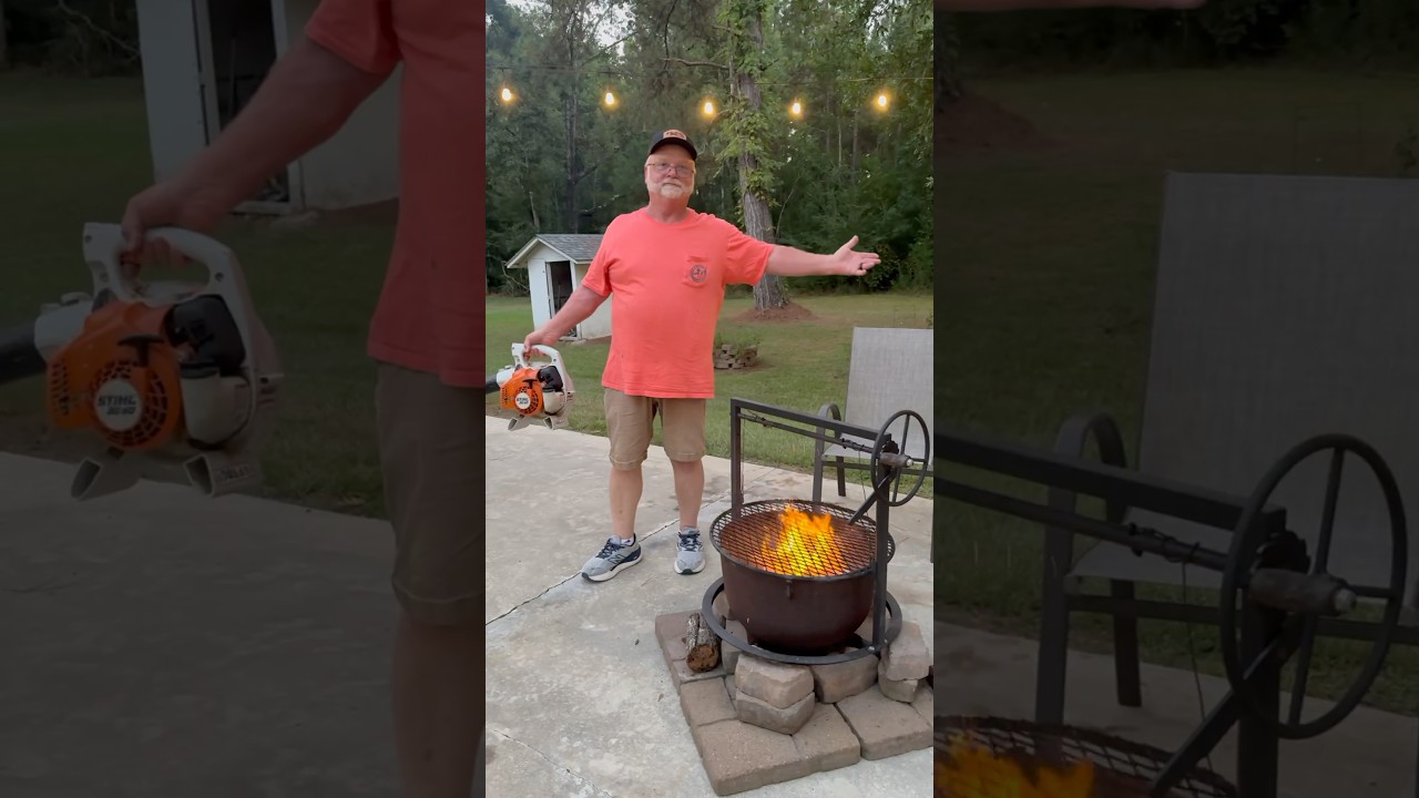Lite the charcoal in 2 minutes! 