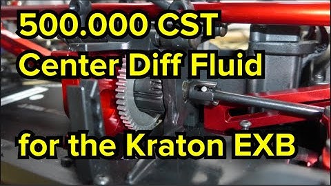 Arrma Kraton EXB upgrade: 500k center diff fluid