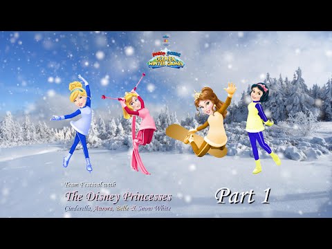 Mario & Sonic at the Olympic Winter Games Team Festival (Team Disney Princesses) Part 1