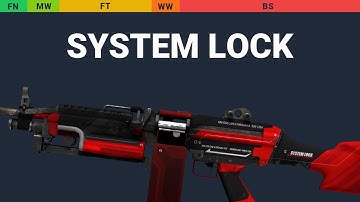M249 System Lock - Skin Float And Wear Preview