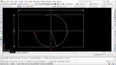 AutoCad : Draw Arc by start center Angle