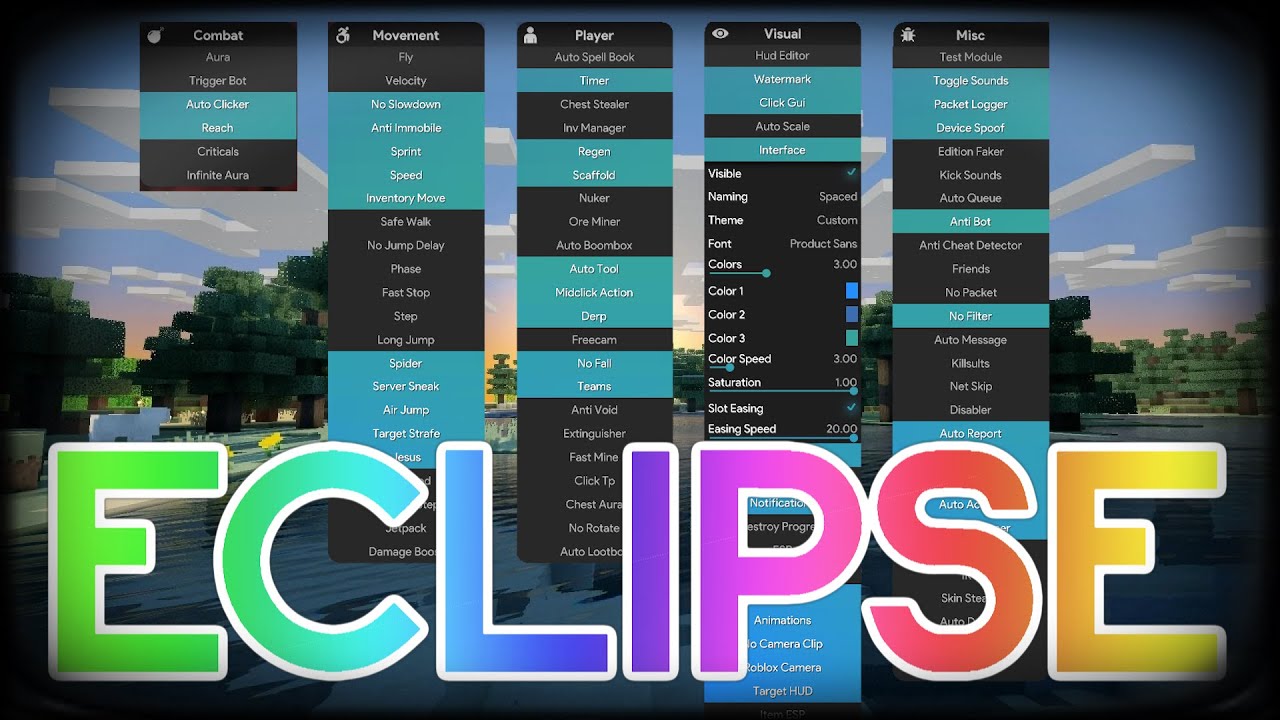 Download: Eclipse Client Minecraft Bedrock Edition 1.21.44 - YouTube