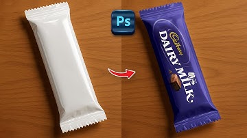 Create a Chocolate Snack Bar Mockup in adobe Photoshop