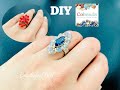 Cobeads Tutorial || Rhinestone Ring || Horse eye Rhinestone Ring