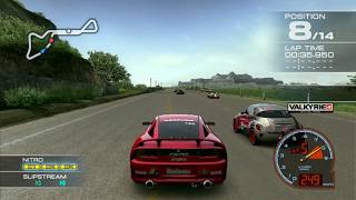 Ridge Racer 7 ARCADE Single Race at Shadow Caves with Fiera(CATEGORY 4) [Control view]