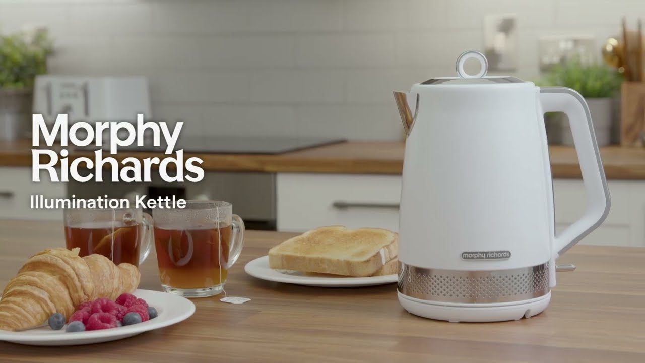 Introducing the Morphy Richards Illumination Kettle - For Perfectly Hot  Drinks Every Time 108021 