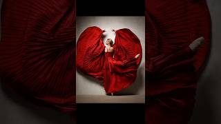 Model Poses For Photoshoot Ballet. Model Andrianna