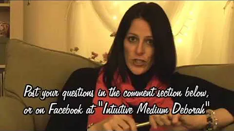 Deborah answers a question about people that have ...