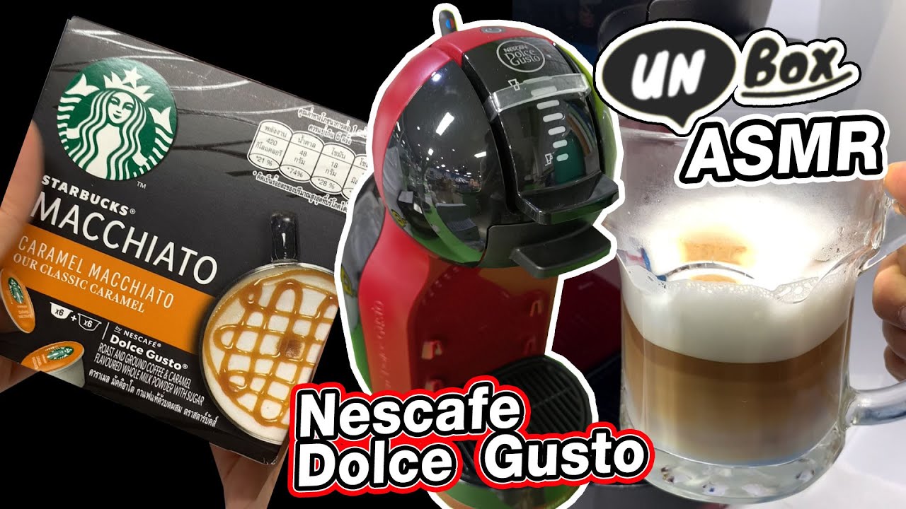 Starbucks Caramel Macchiato, How to use Dolce Gusto coffee machine