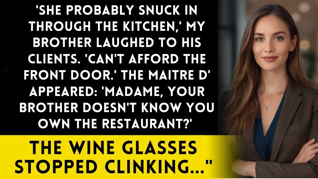 Brother Said 'This Restaurant Is Above Your Level' - I Own The Entire Building