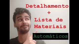 AutoCAD + VBA: Gerando detalhes e lista de materiais automaticamente!
