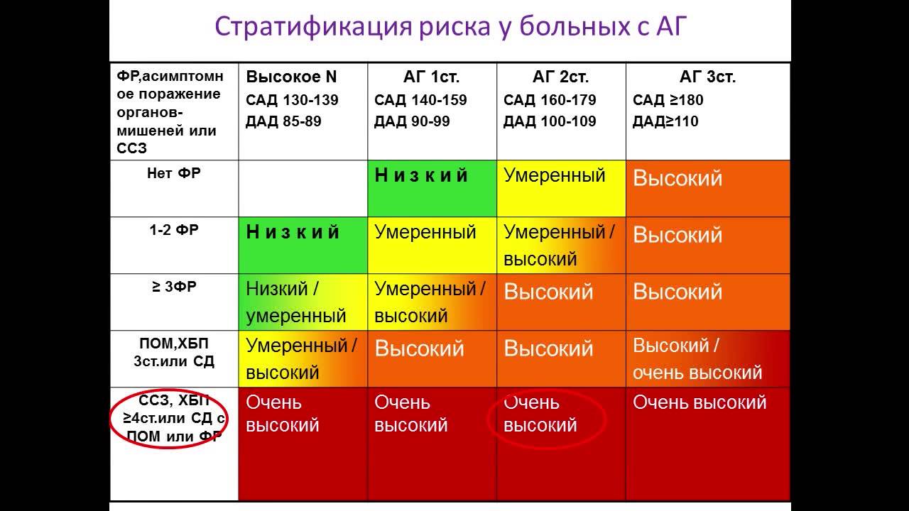 Гипертоническая болезнь риск 4