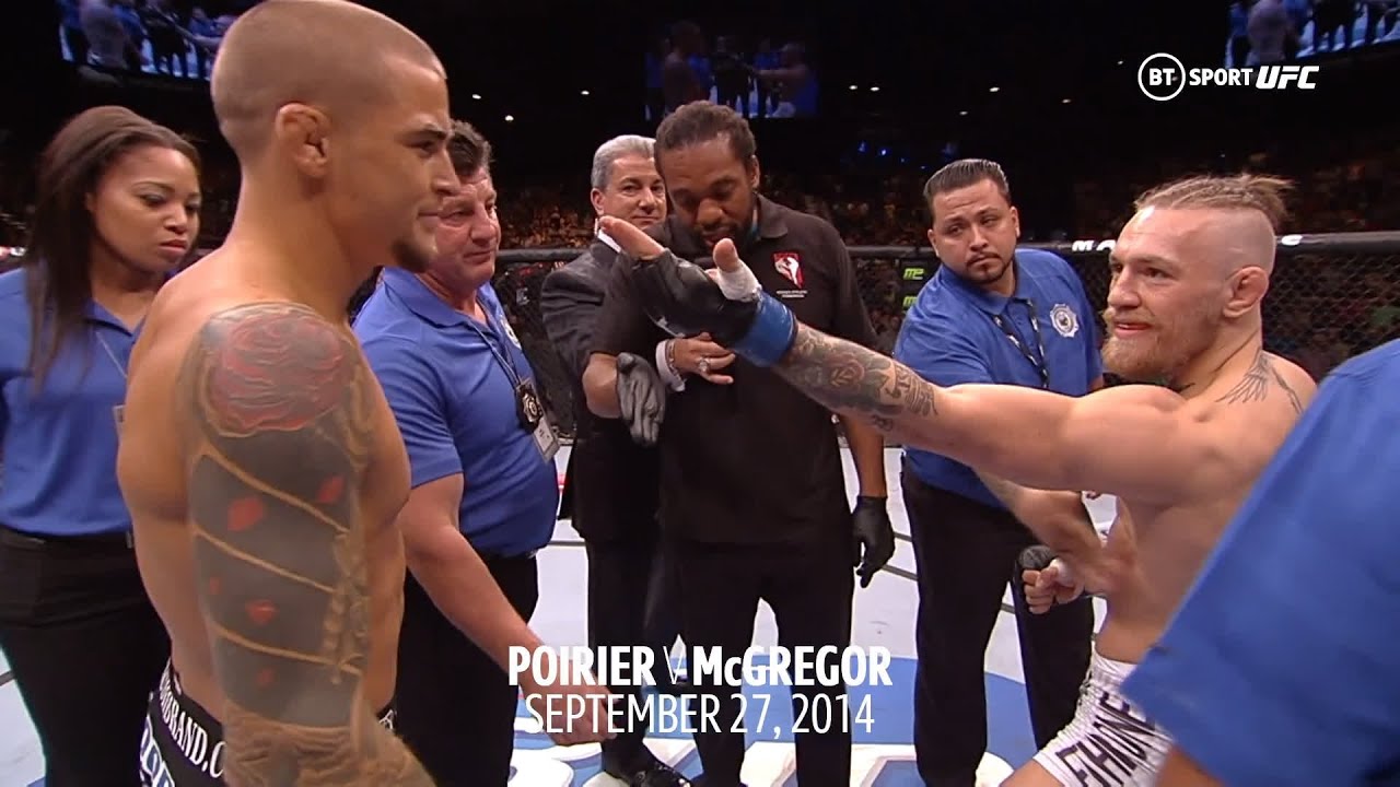 Every Conor McGregor in-ring face off in the UFC (2014-2020) - YouTube