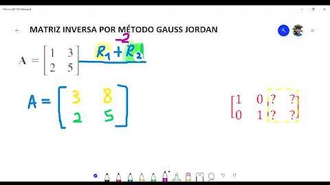 Matriz inversa por método Gauss Jordan