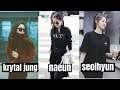 [fashion airport]  krytal jung[FX]  naeun[APINK]  seolhyun[AOA]