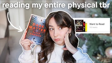 reading every book on my physical tbr🤔📖 tbr takedown