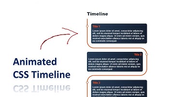 How To Create a Vertical Timeline Using HTML & CSS