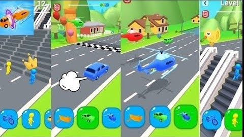 Shape Shifting All Levels 🏃‍♂️🚗🚲🚦 Gameplay Walkthrough Android, ios Big Update PC Full Screen MKV70
