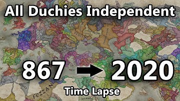 All Duchies Independent Until Present Day!!! | Crusader Kings 3 Timelapse