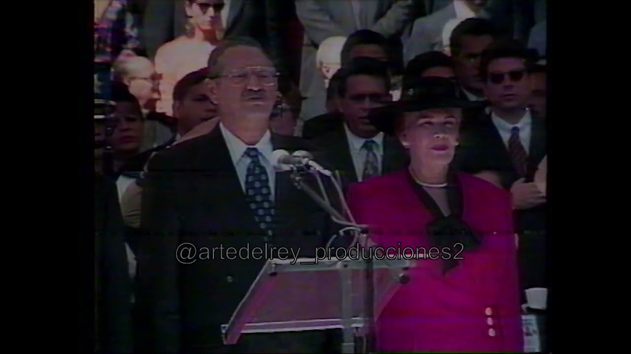 Toma de posesion Carlos Roberto Reina - 27 enero 1994 VHS 1080p (60fps)