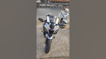 Kawasaki NINJA ZX 10 R Type Mirror       How to inatall Mirror On R15 v4 M #zx10r #youtub #shorts