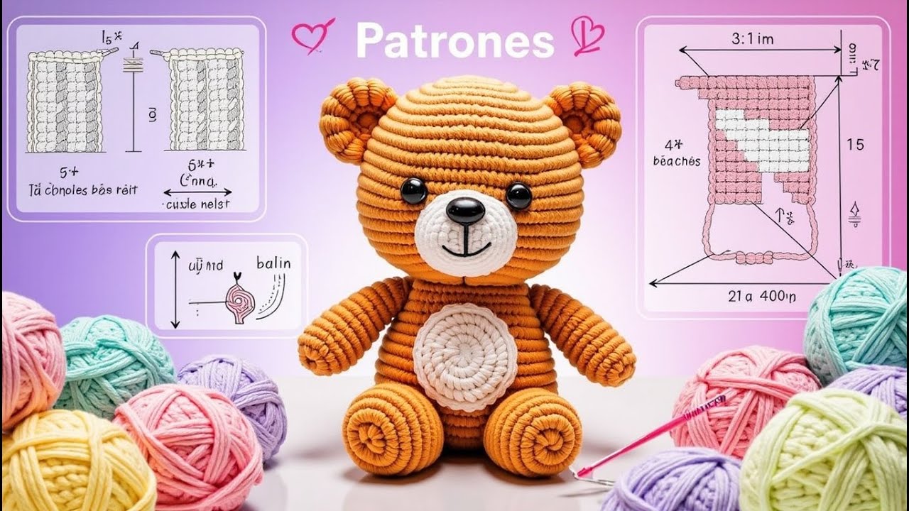 ¡500 Patrones de Amigurumis para Crear Muñecos Increíbles! 🧶✨ 