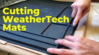 How hard is it to cut a WeatherTech SinkMat to the perfect size?