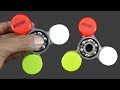How To Make A Fidget Spinner Out Of Bottle Caps. WITH BEARINGS.