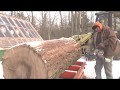 Installing a debarker on the Stihl MS 170 for the woodmizer logs.