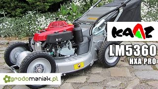 Газонокосилка бензиновая профессиональная Kaaz-Honda LM5360HXA Pro (JPN, 53 см, Honda GXV160, алюминий, вариатор, 75 л., 54 кг)