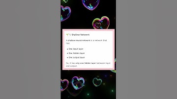 AL3451 UNIT 4 From shallow network to deep network #aiml #live #ml #instagramreels #shotrs