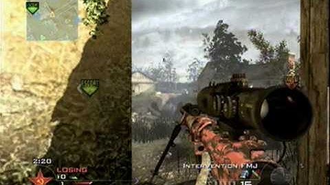 No scope across overgrown Mw2
