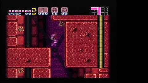 Super Metroid 100% run (EU version) Segment 7 (Goal sub 1:03 IGT)