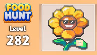 Food Hunt Pixel puzzle level 282 walkthrough solution gameplay 