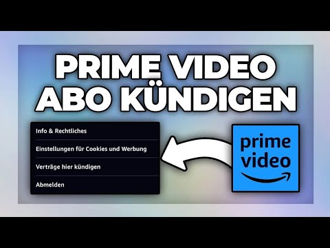 Amazon Prime Video Abo kündigen - Tutorial