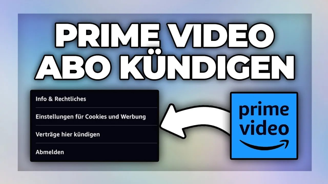 Amazon Prime Video Abo kündigen - Tutorial