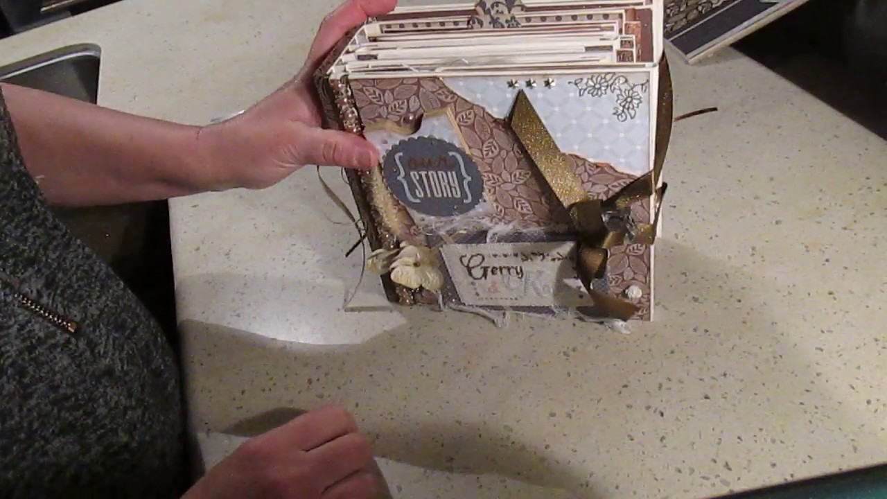 Francais Scrapbooking Un Album Pour 50 Ans De Vie Commune Youtube