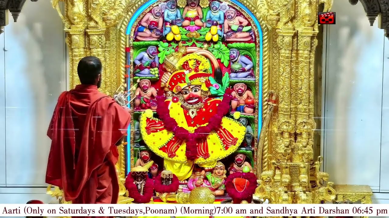 Aarti Darshan Salangpur Date 25-02-2024