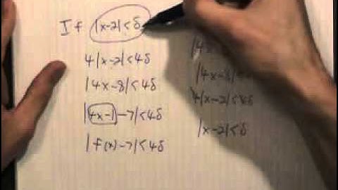 Epsilon-delta, example 1