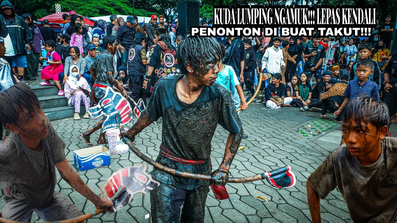 LEPAS KENDALI! KUDA LUMPING NGAMUK PARAH - BENJANG MUSTIKA PUTU LAKSANA MPL DI GASIBU