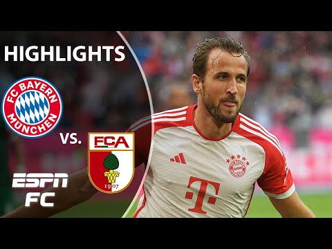 2️⃣ GOALS for Harry Kane 🚨 Bayern Munich vs. Augsburg | Bundesliga Highlights | ESPN FC