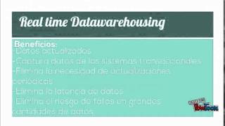 Real time Datawarehouse