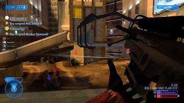 Halo 2 BTB One Flag CTF on Headlong with Team vs Team!