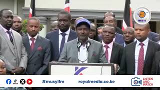 I Will Never Join Ruto, Kalonzo Says